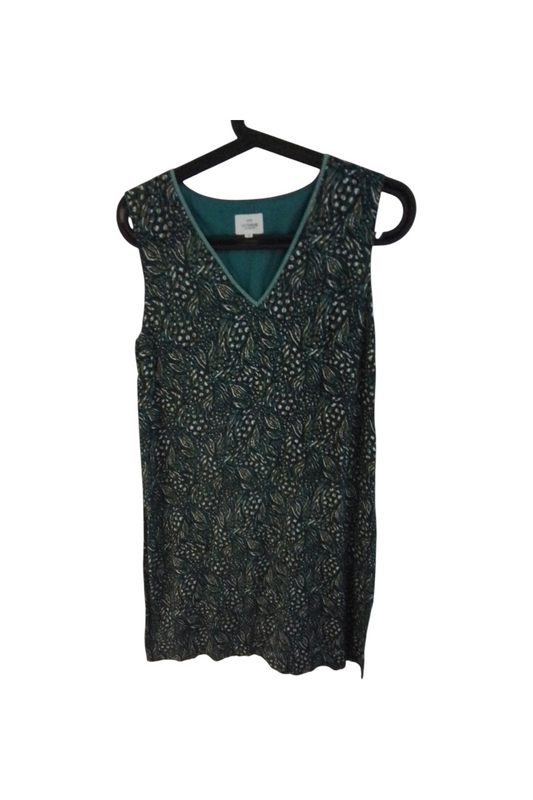 Robe coton imprimé coupe droite