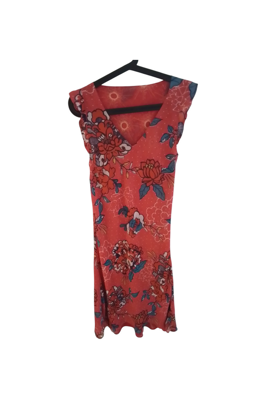 Robe longueur midi réversible