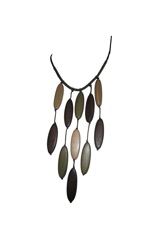 Collier en bois