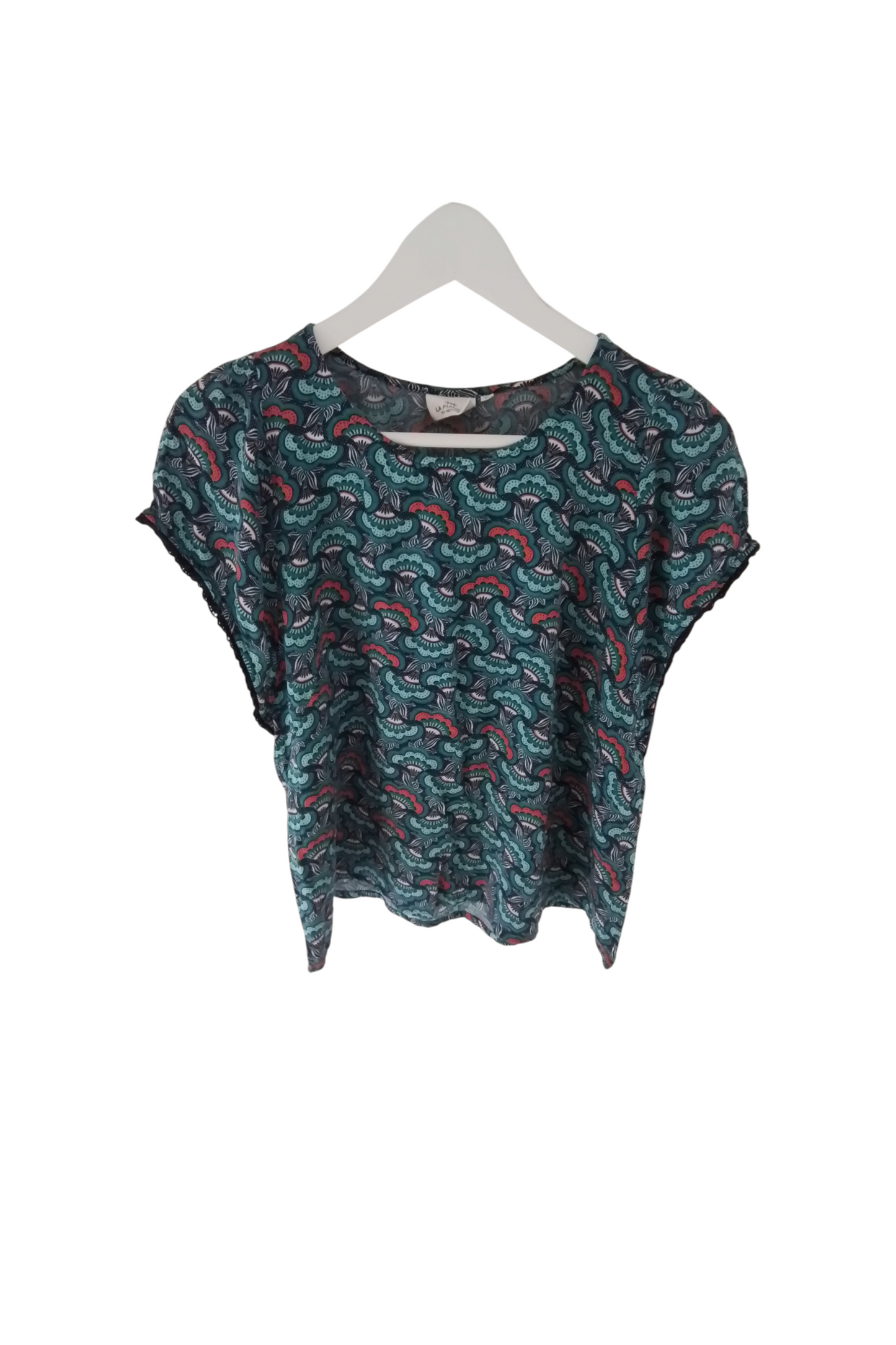Top fluide Neema coloris nahla marine