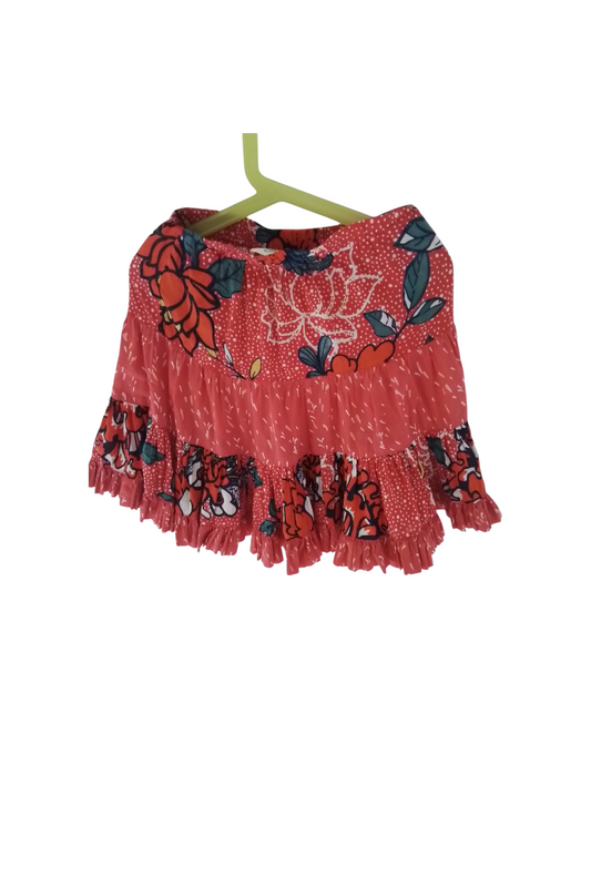 Jupe petite fille coton imprimé taille 8 ans