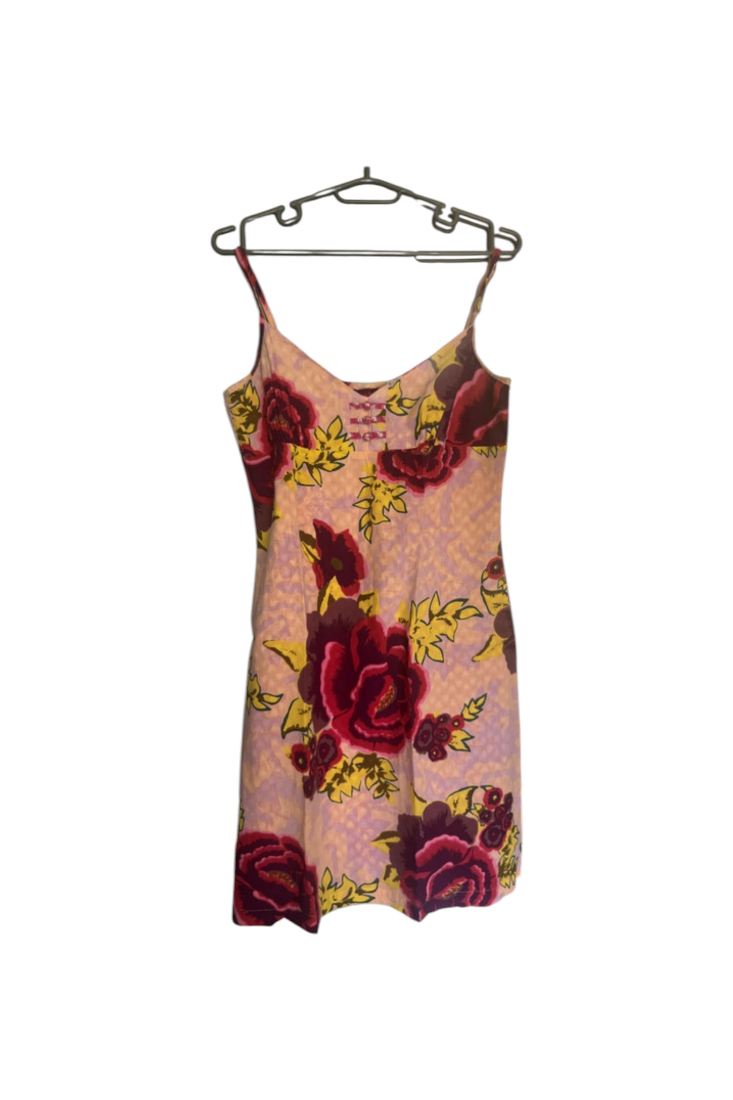 Robe courte à fleurs