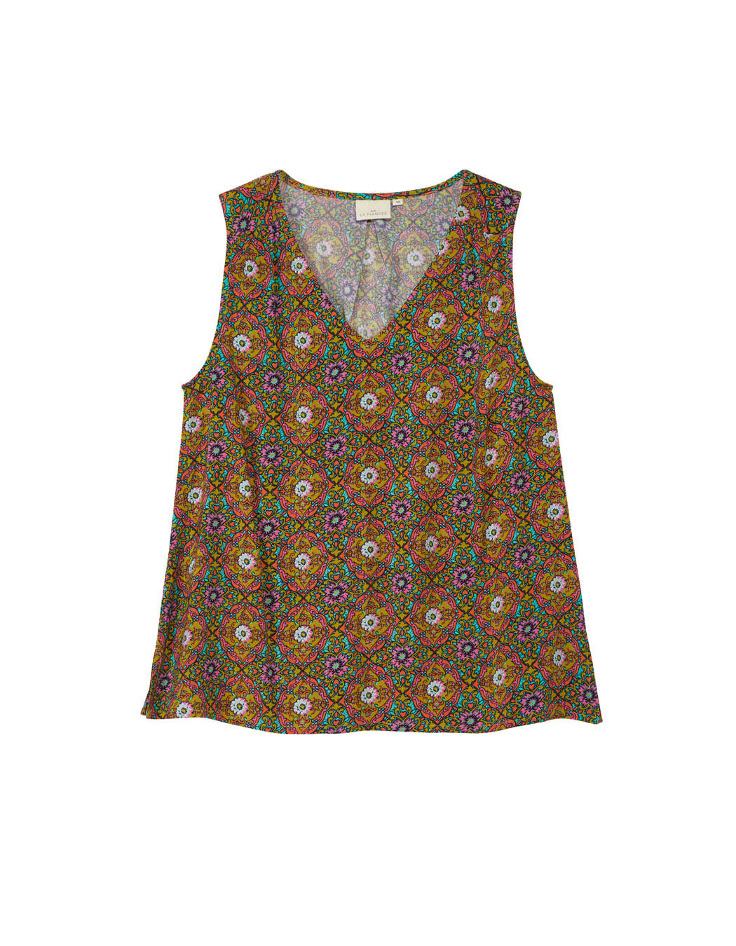 Top évasé sans manche ecovero MAYAHUEL