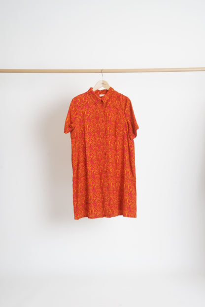 Robe chemisier crêpe de coton bio GAYANI