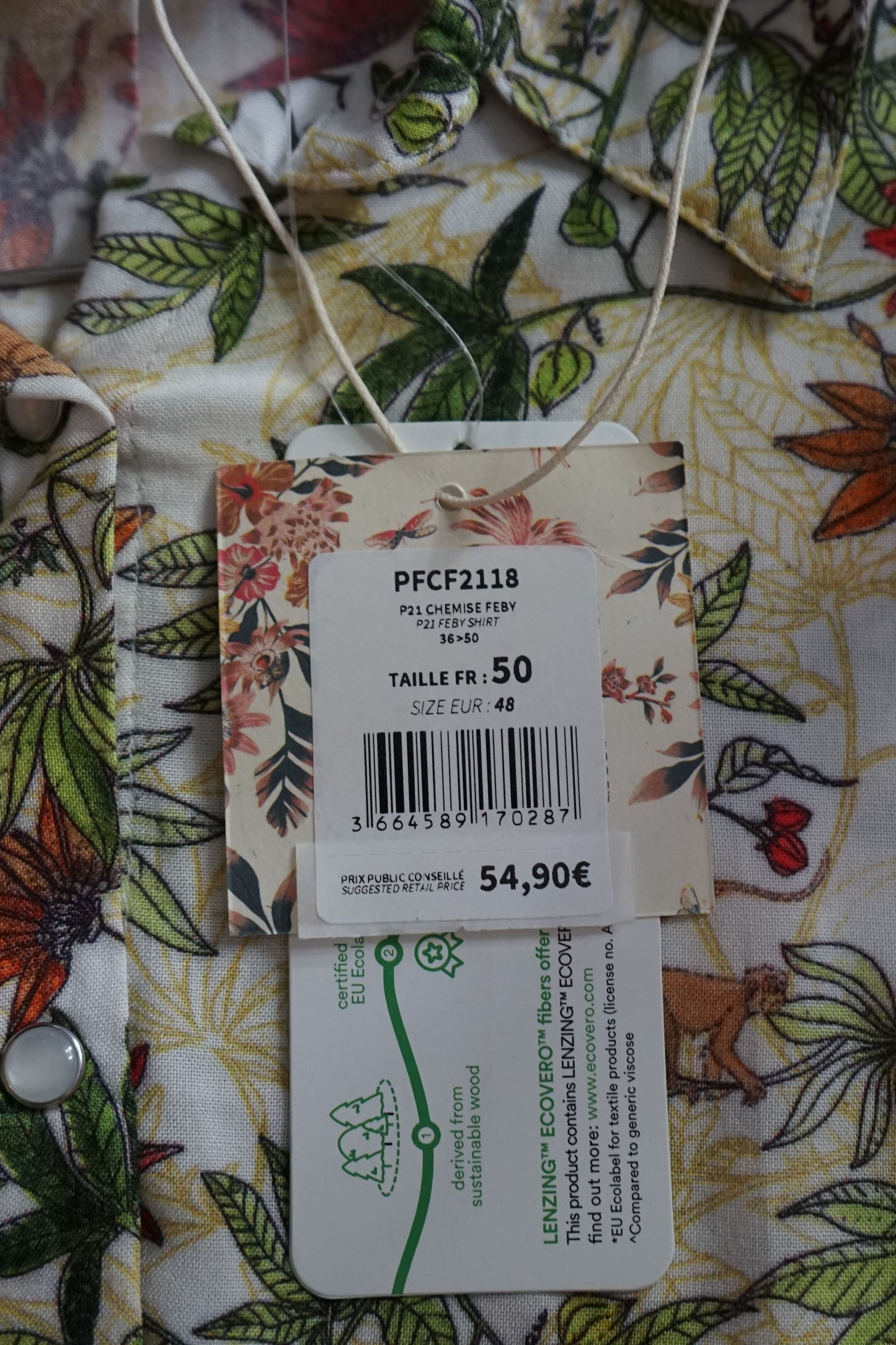 Chemisier femme fluide Feby