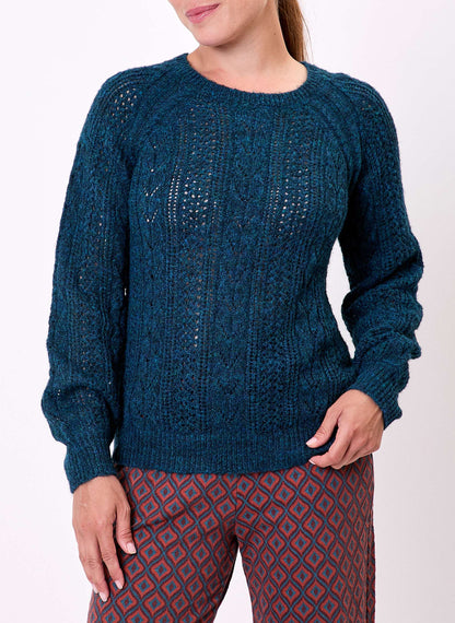 Pull tricot fantaisie torsadé  PADDI