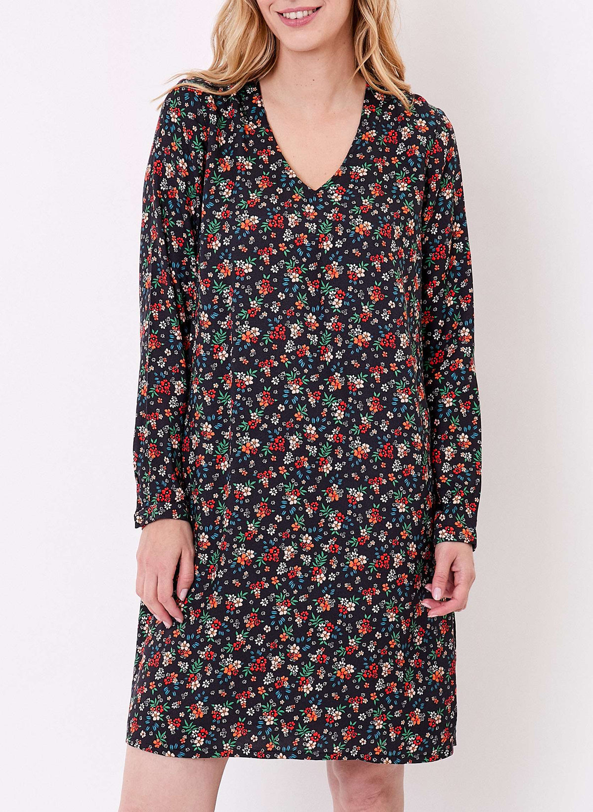Robe fluide ample doublée GALATEE