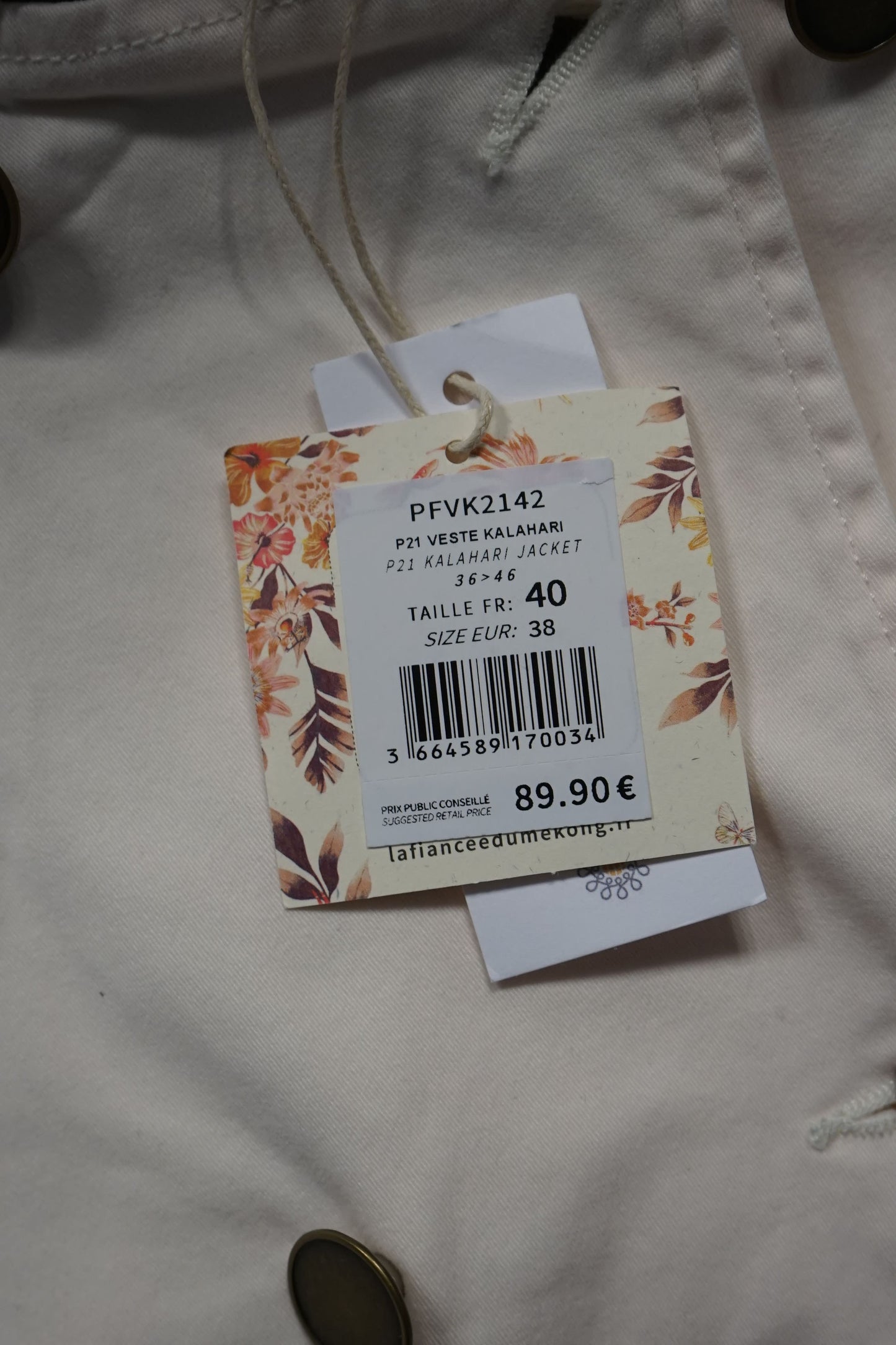 Veste saharienne Kalahari