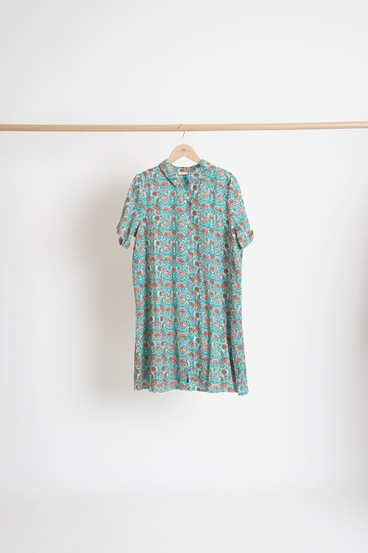 Robe chemisier crêpe de coton bio GAYANI