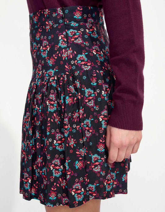 Jupe courte fluide imprimée PATNA