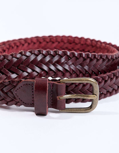Ceinture cuir tressé DASRA
