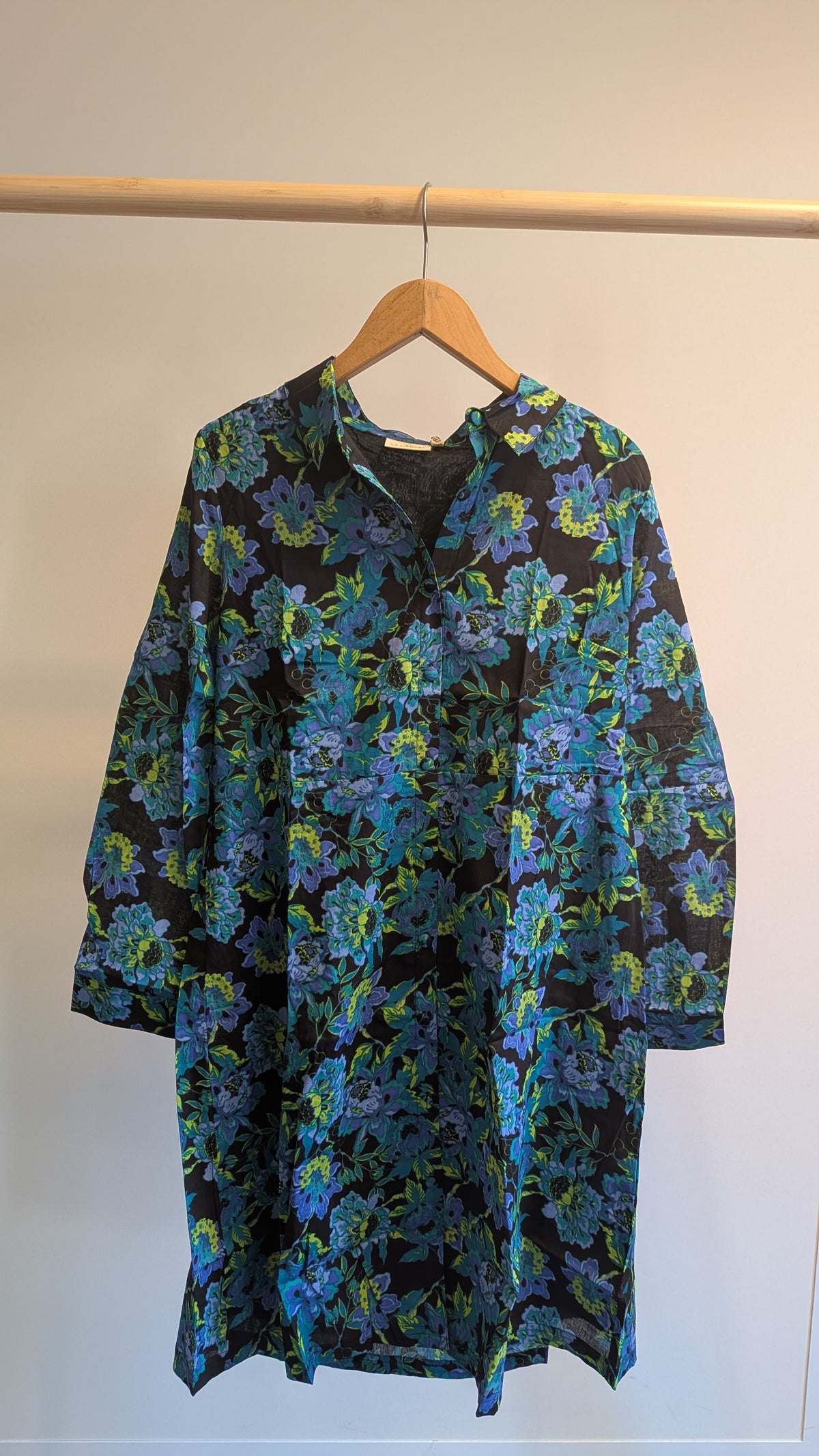 Robe chemise coton bio imprimé AGRA