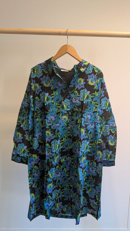 Robe chemise coton bio imprimé AGRA