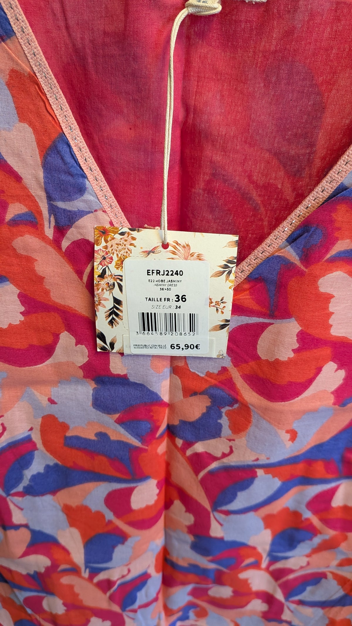 Robe imprimée coton bio JASMINY