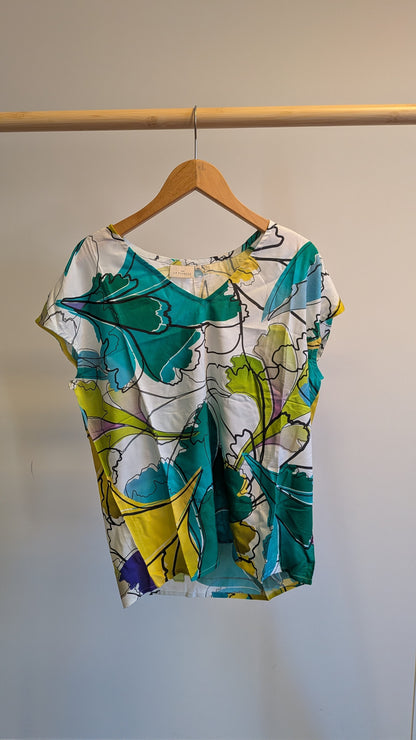 Blouse sans manches imprimée HENA