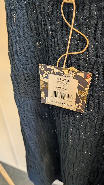 Débardeur maille ajourée AJANEL
