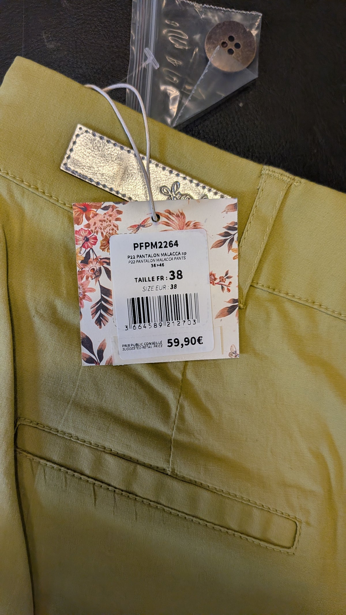 Pantalon coton MALACCA