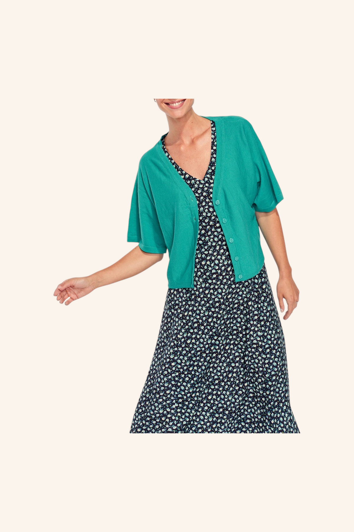 Gilet manches courtes maille MELIO