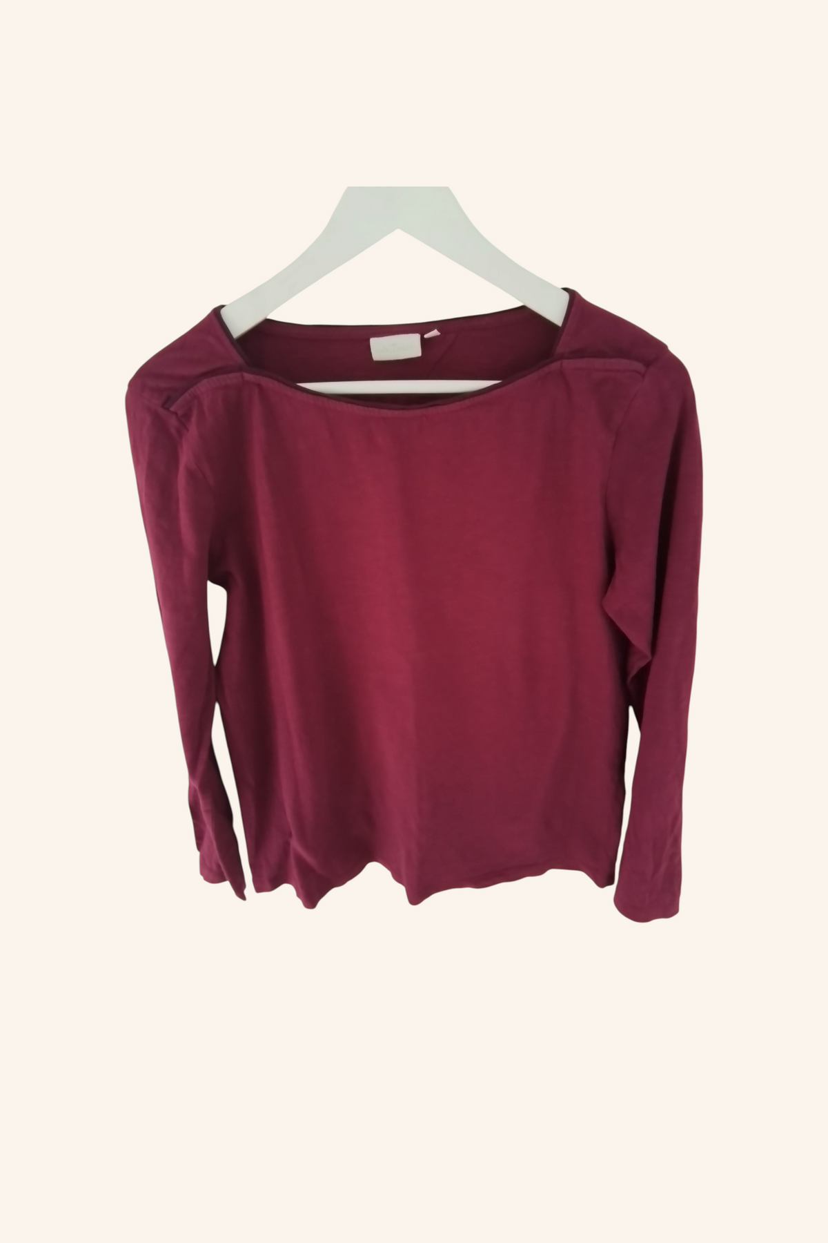 T-shirt coton bio col bateau GONDA