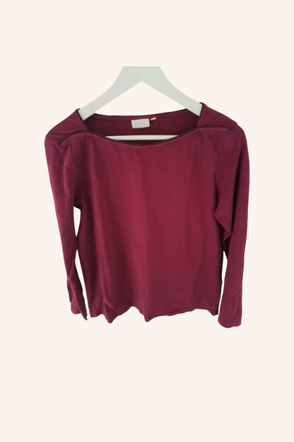 T-shirt coton bio col bateau GONDA