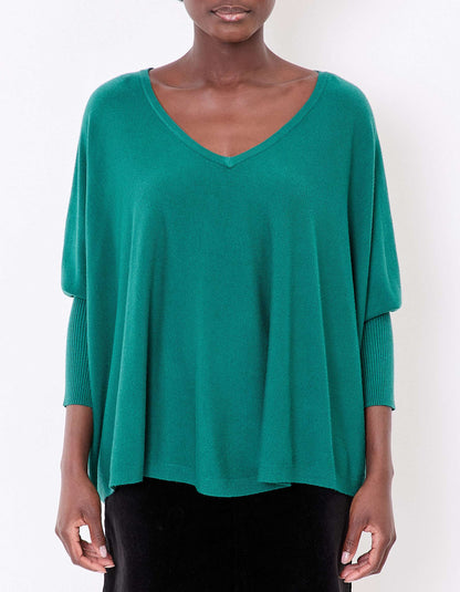 Pull oversize maille col V LANA