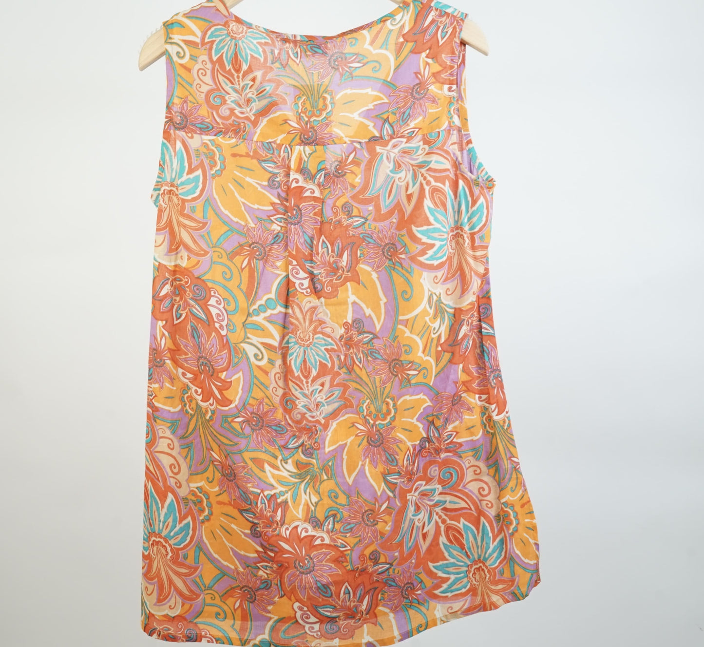 Tunique sans manches coton bio TINOU