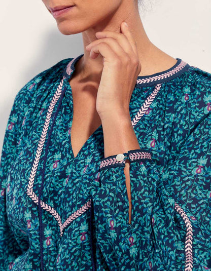 Robe ample imprimée coton bio ELUZAI