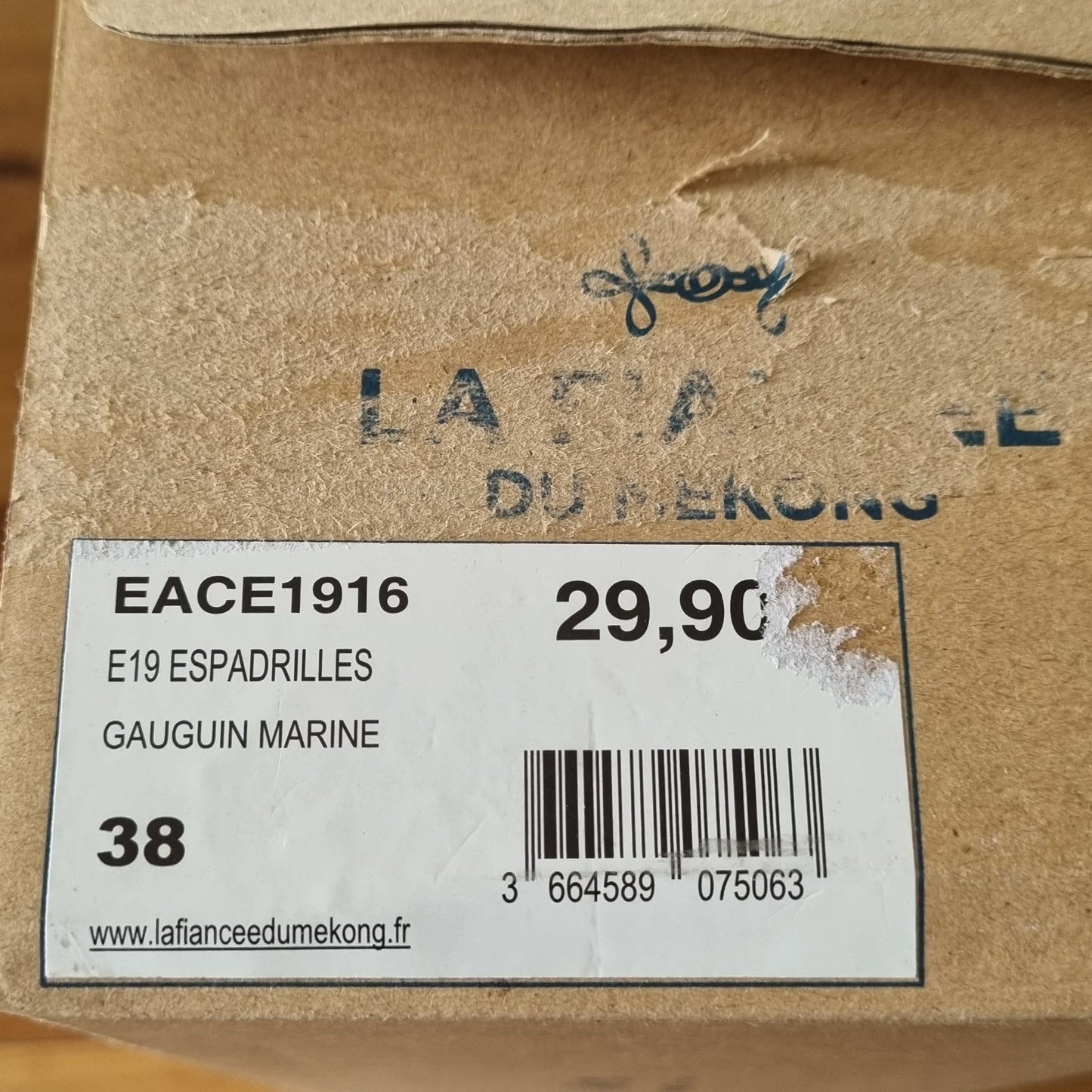 Espadrilles 38 Gaugin Marine