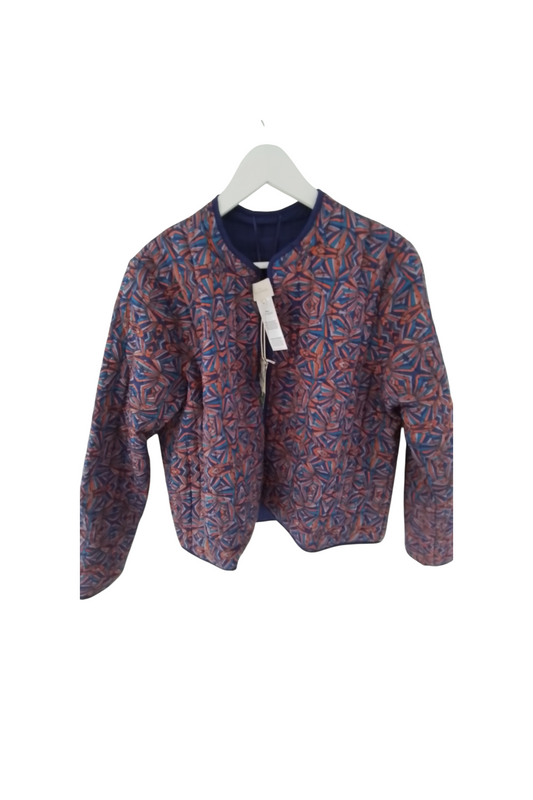 Veste réversible imprimée coton Anete