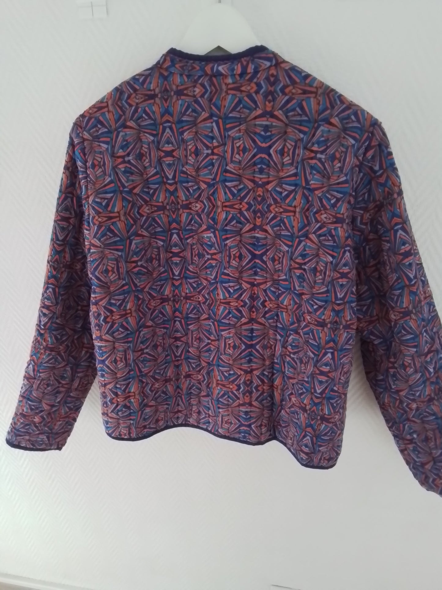 Veste réversible imprimée coton Anete