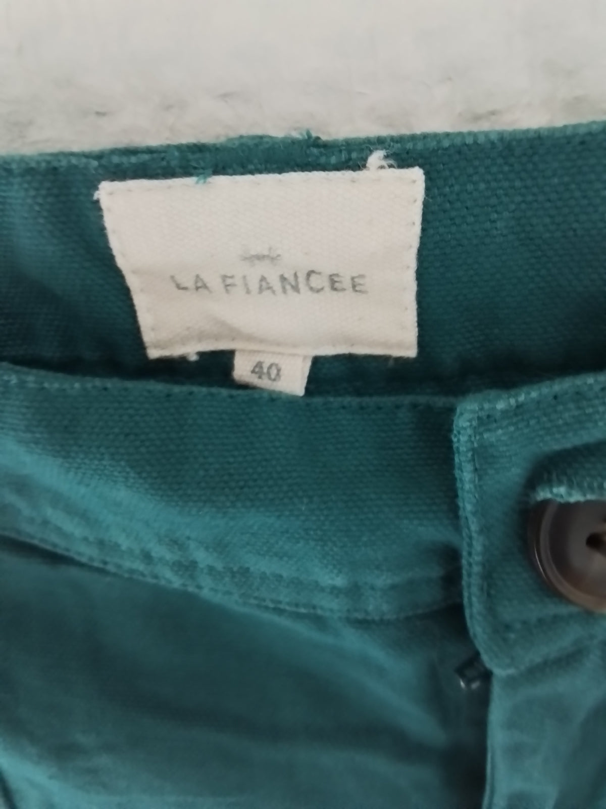 Pantalon droit coton épais LINE