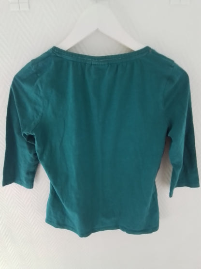 T-shirt coton bio manches 3/4 Amali