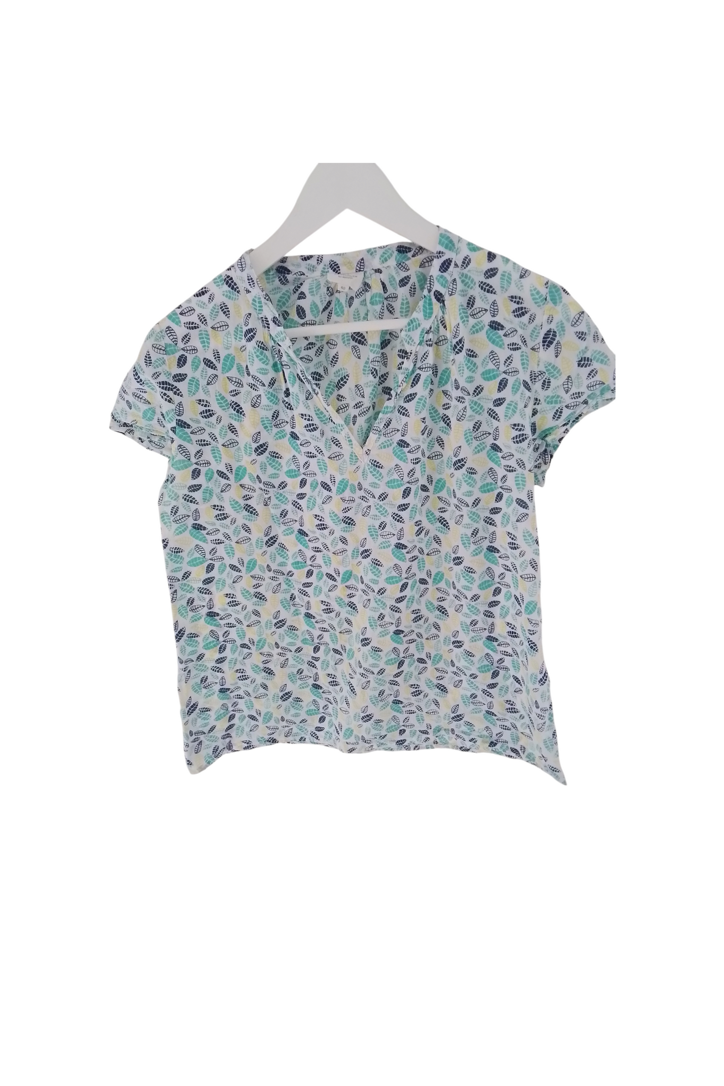 Chemise coton imprimé col mao
