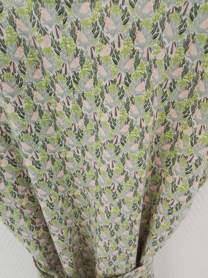 Robe droite imprimée ceinturée Ecovero TERESA