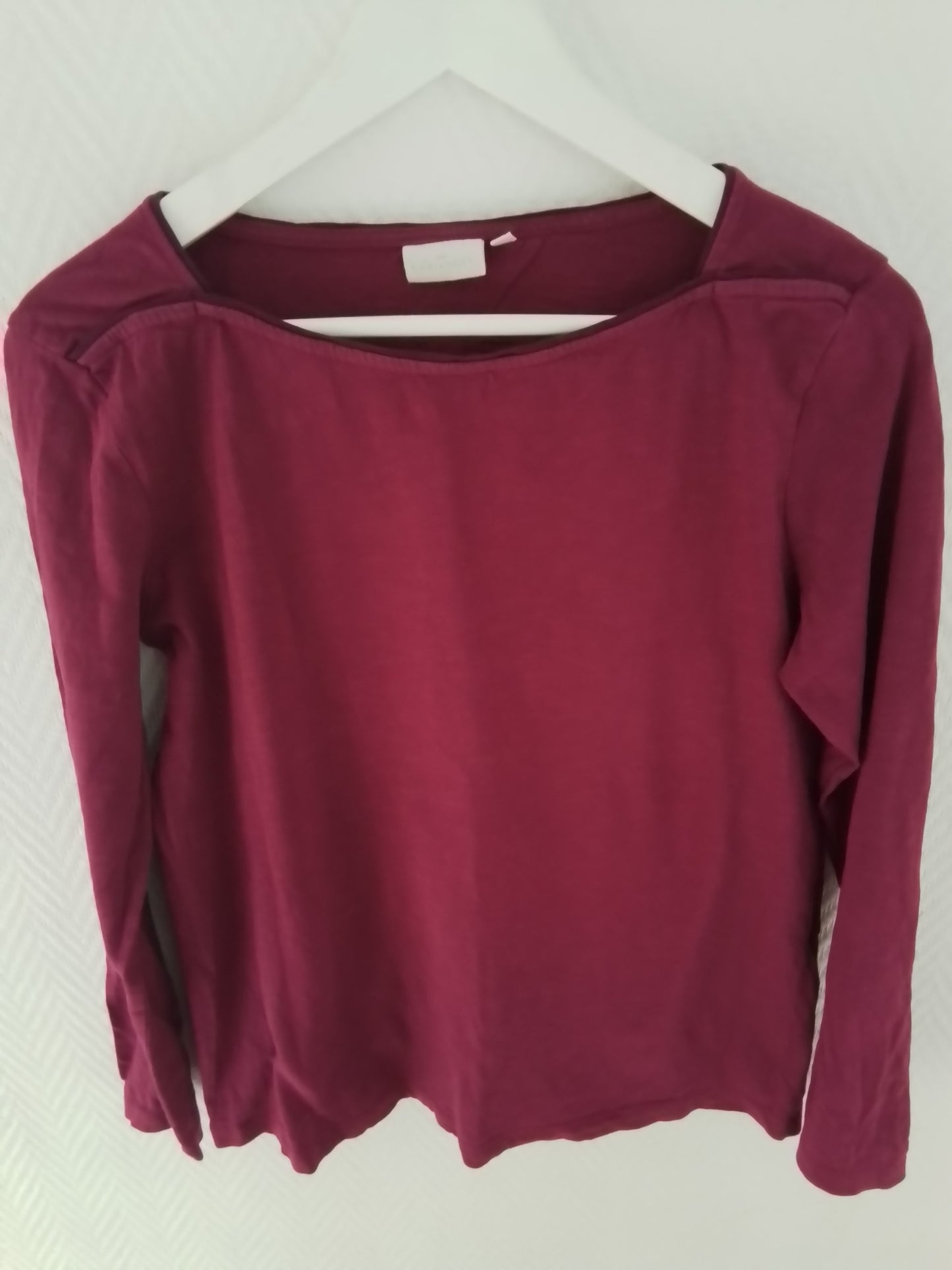 T-shirt coton bio col bateau GONDA