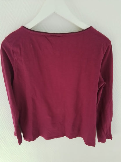 T-shirt coton bio col bateau GONDA