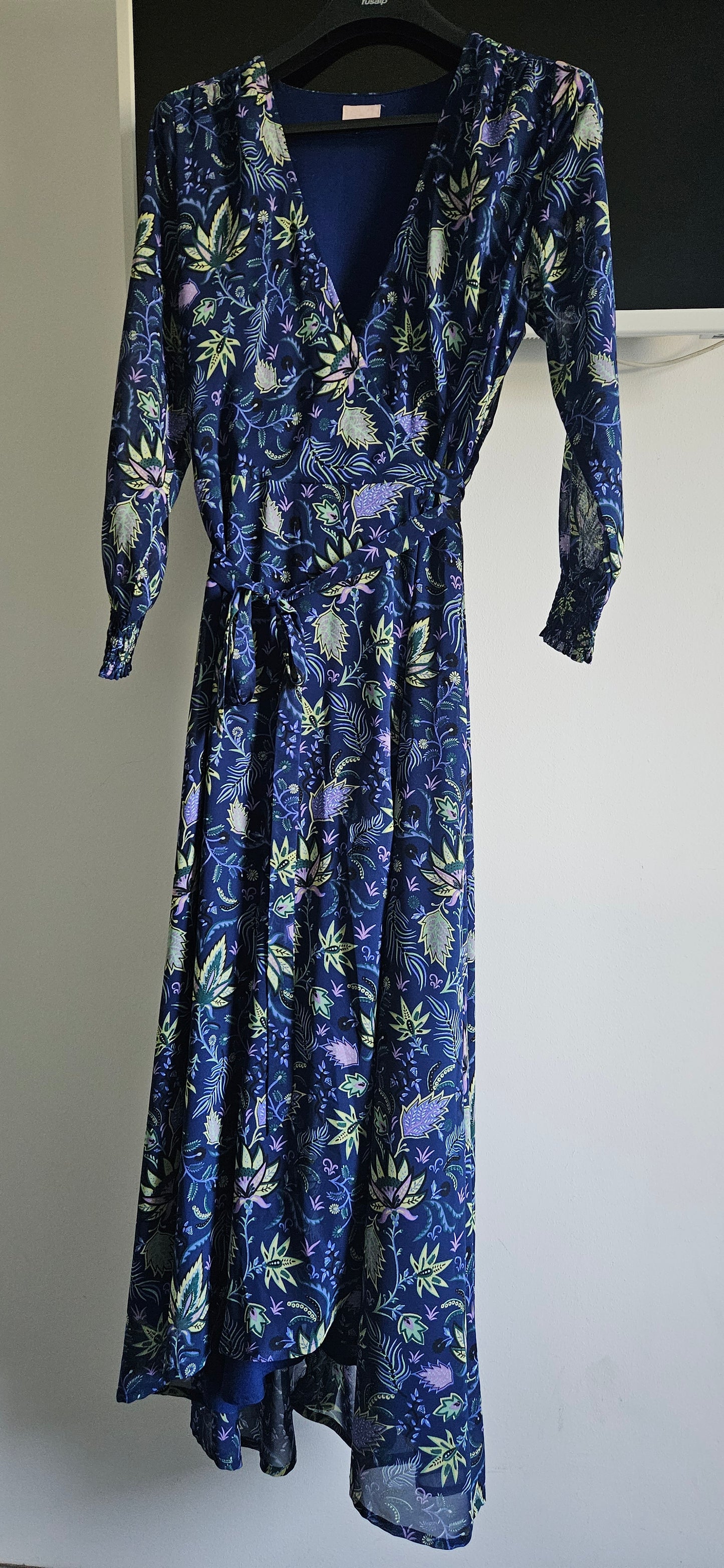 Robe longue fluide voile imprimée MALADA