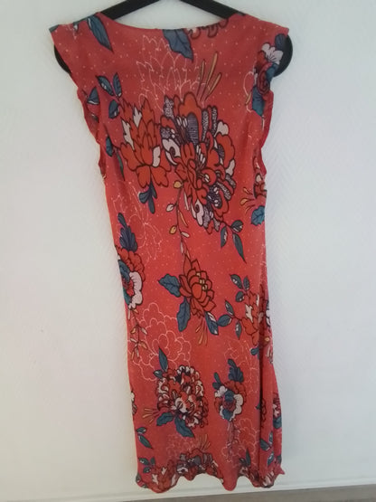 Robe longueur midi réversible