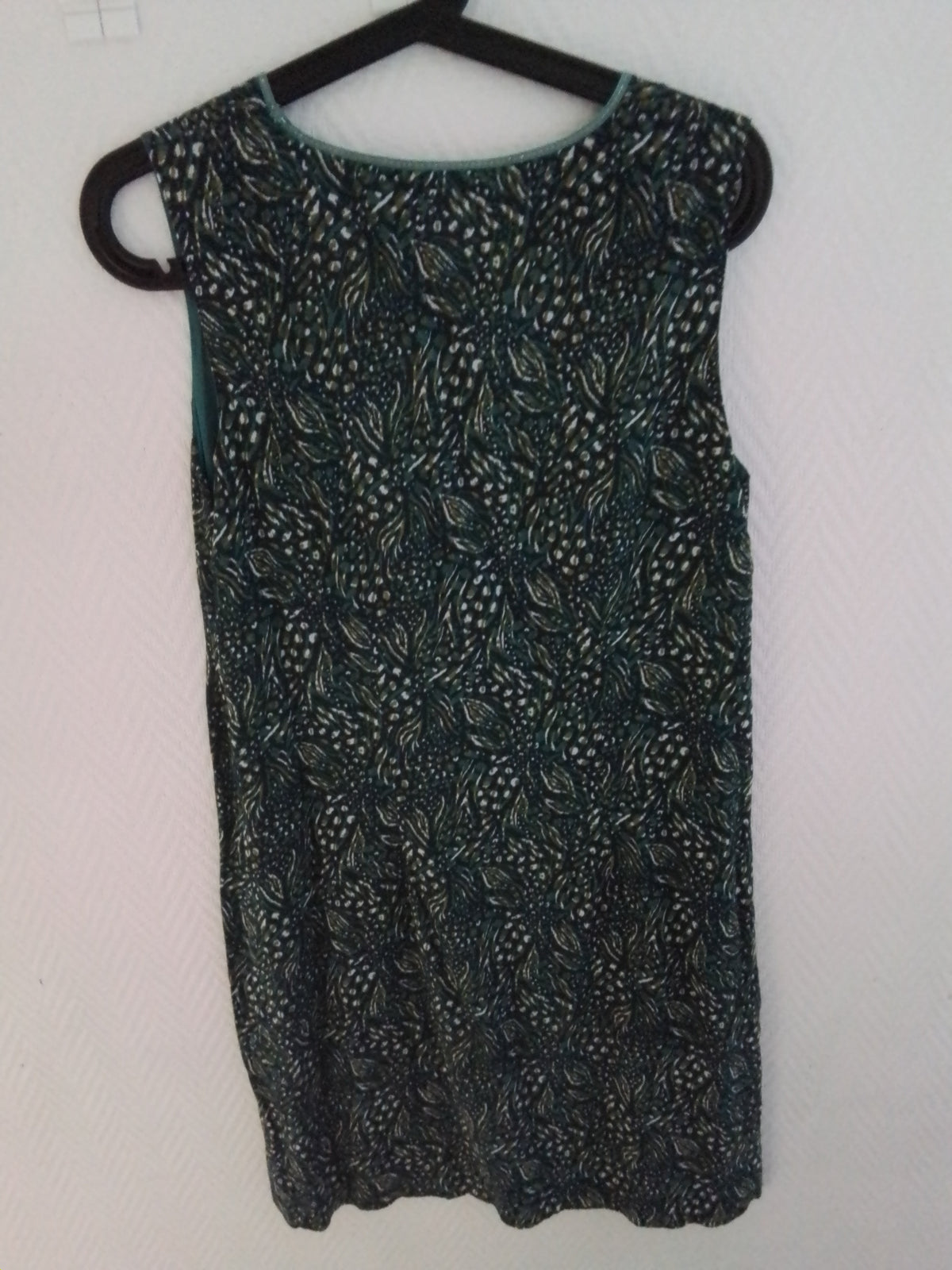 Robe coton imprimé coupe droite