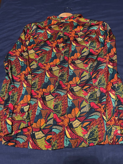 Chemise fluide satin de viscose