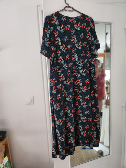 Robe fluide midi Bindi | 46 au 56