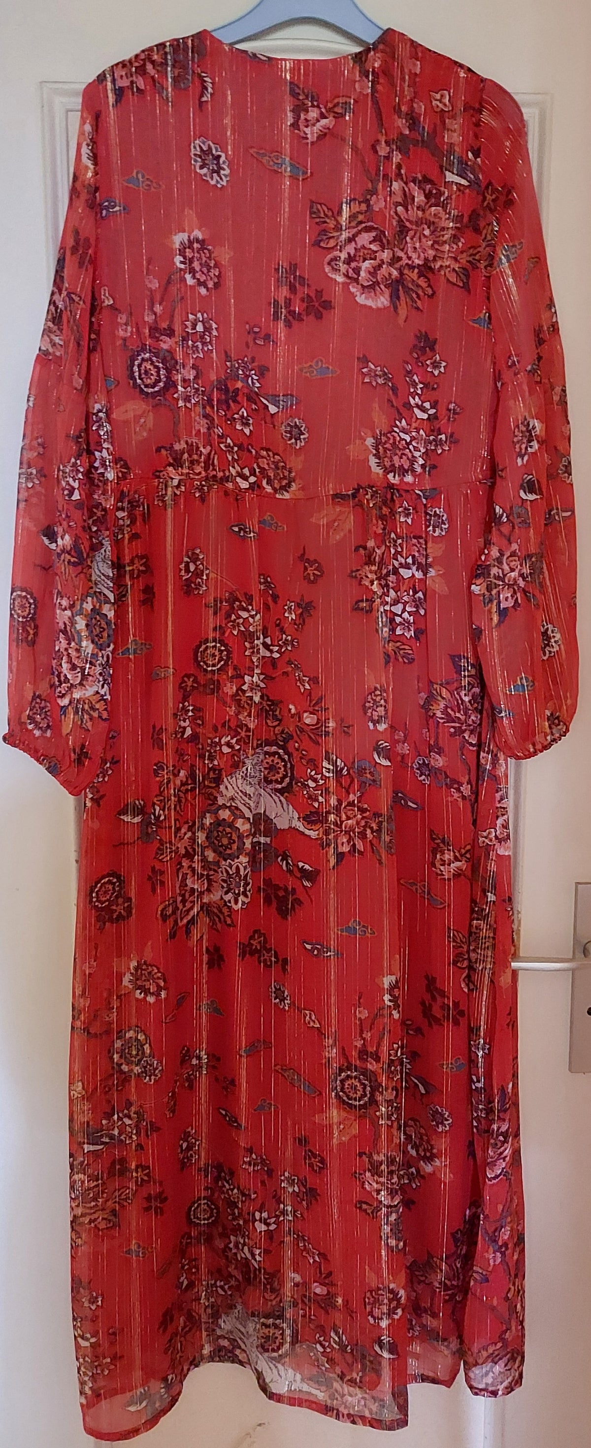 Robe longue doublée manches longues