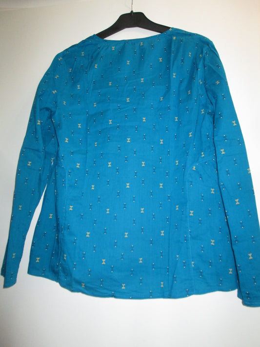 Blouse turquoise