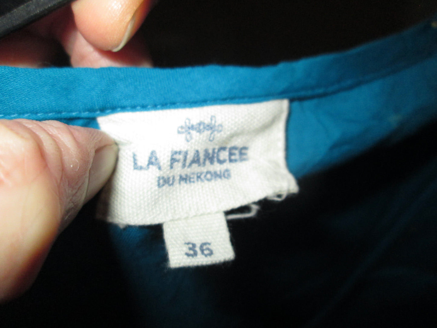Blouse turquoise