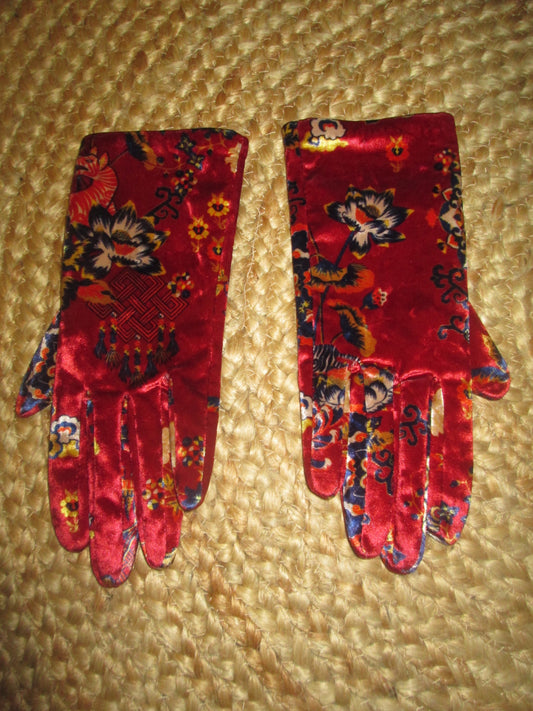 Gants en velours