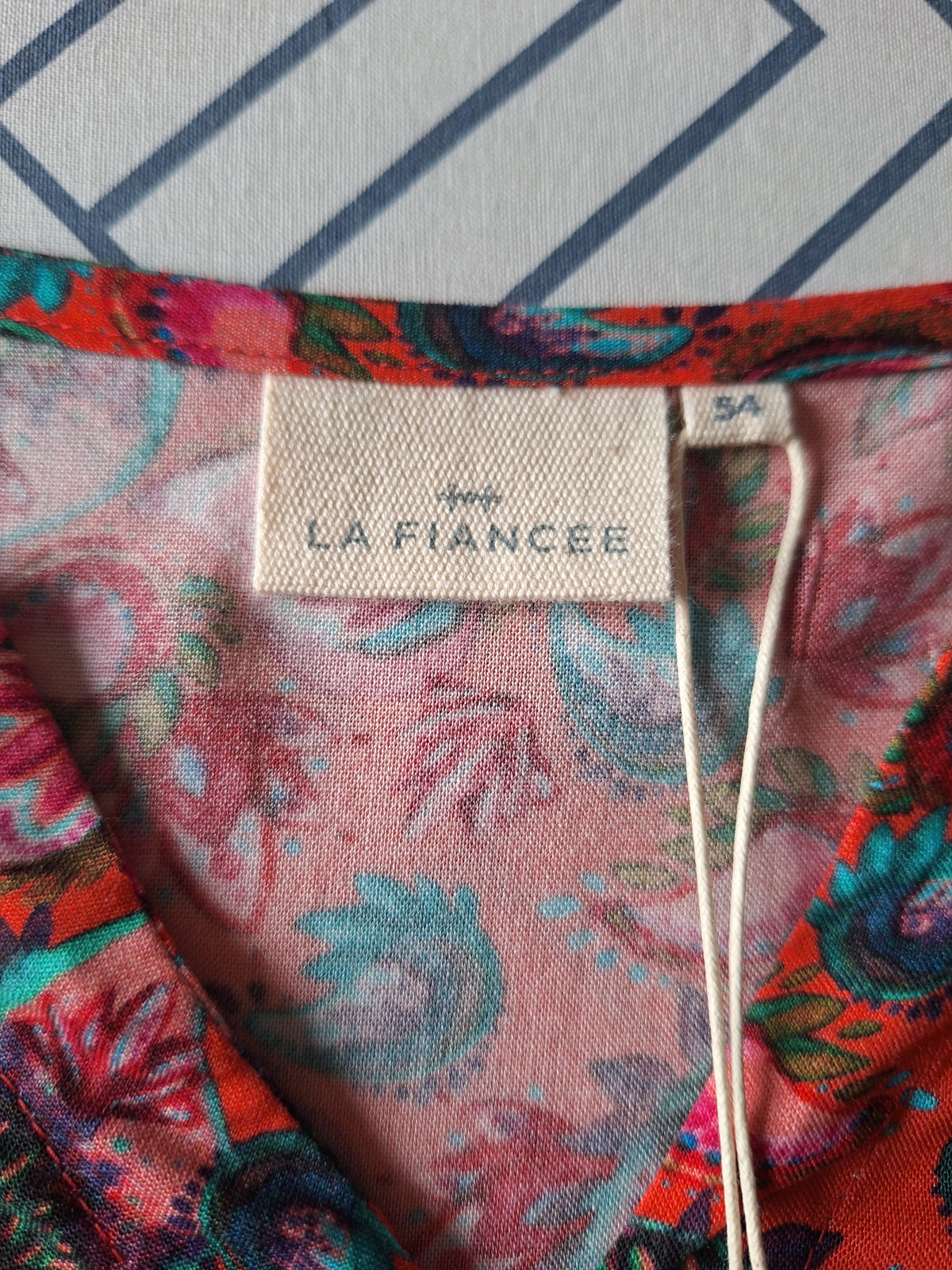 Robe imprimée fluide évasée Ecovero ZOE