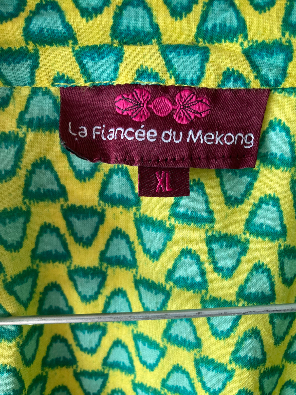 Blouse verte à manche courte