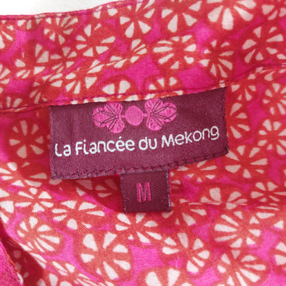 magnifique tunique fuchsia voile de coton
