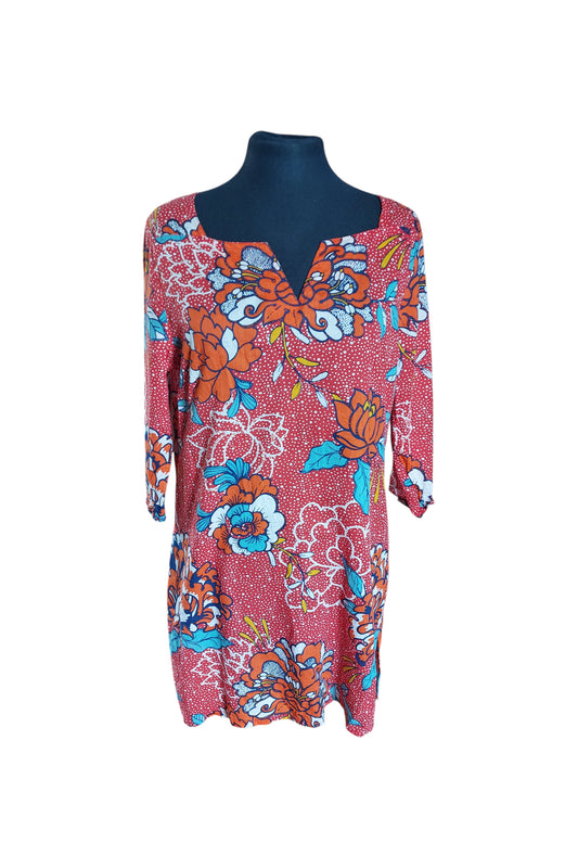 Magnifique tunique voile de coton, 38