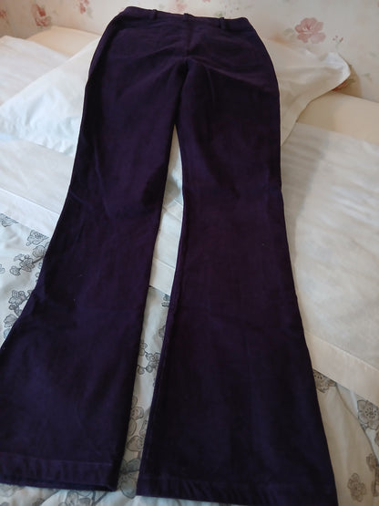 Pantalon velours flare